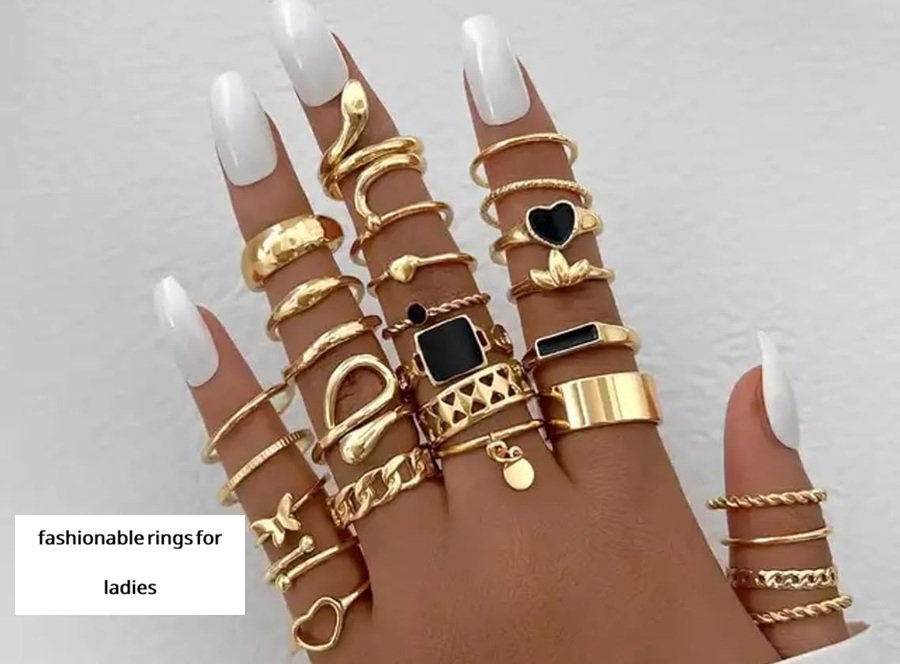 fashionable rings for ladies