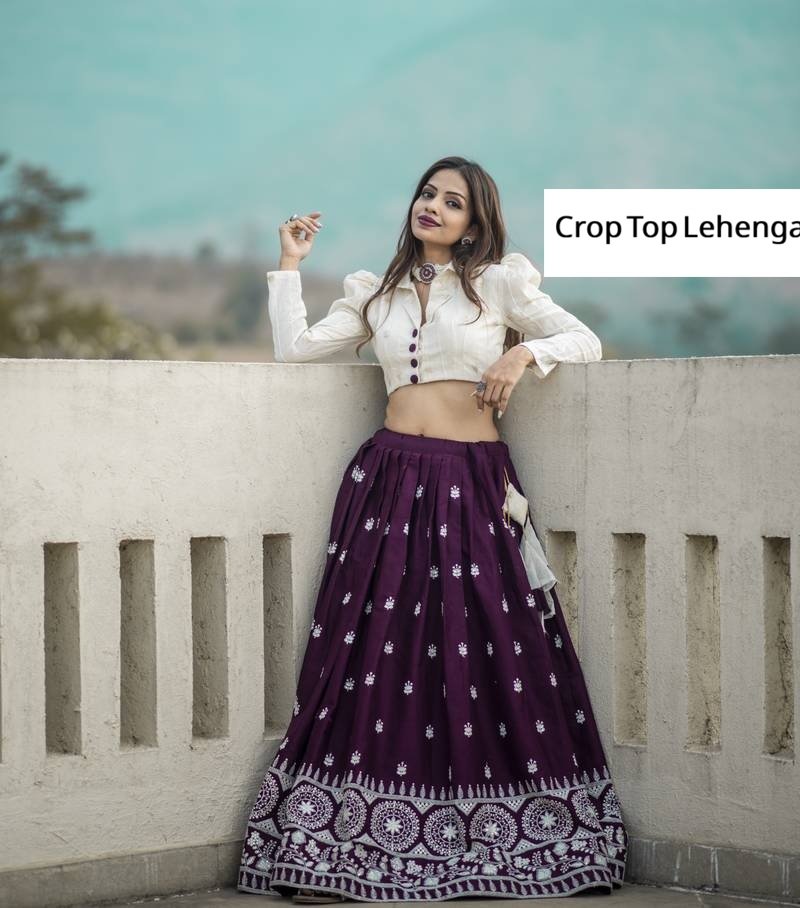 Crop Top Lehenga
