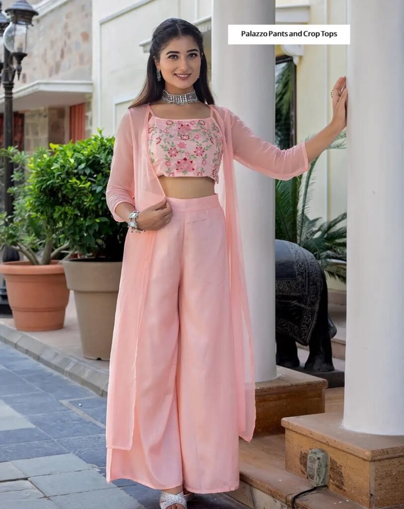 Palazzo Pants and Crop Tops